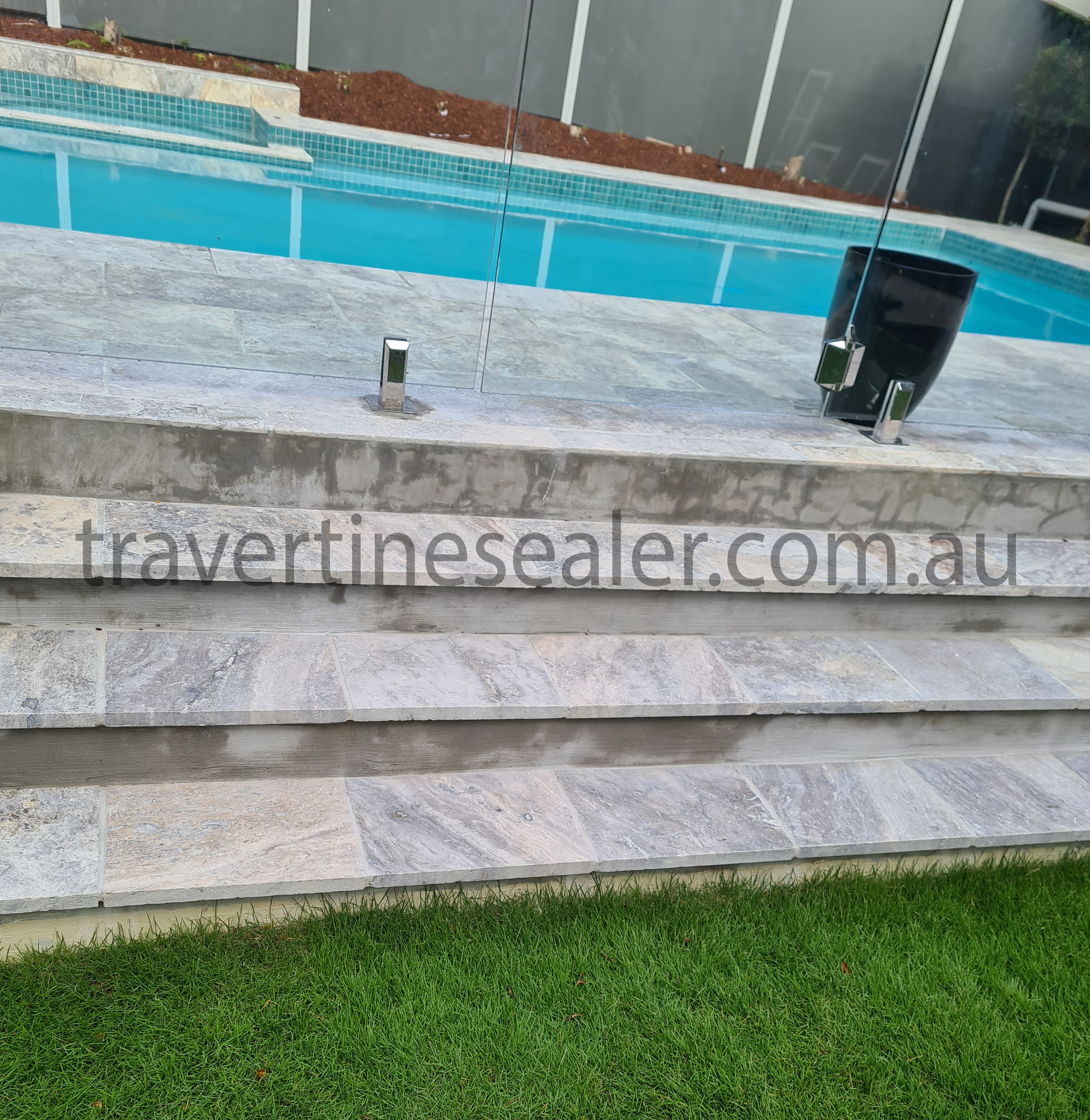  Beaconsfield Beige Travertine pool