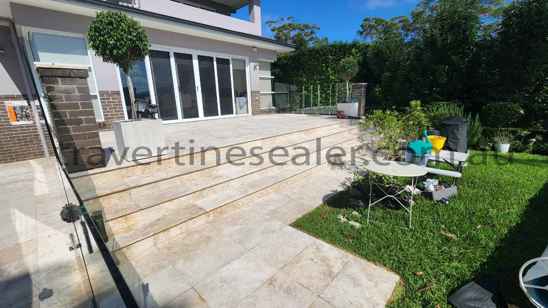  Woodcroft Beige travertine Pavers