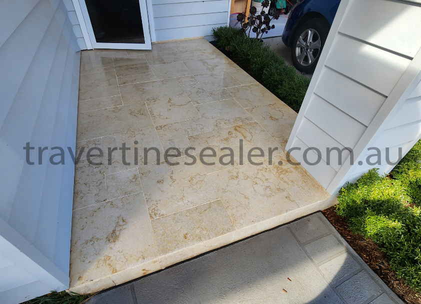 light brown matt Travertine floor