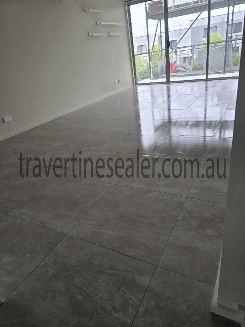  Kensington travertine Matt White Room Floor Tile