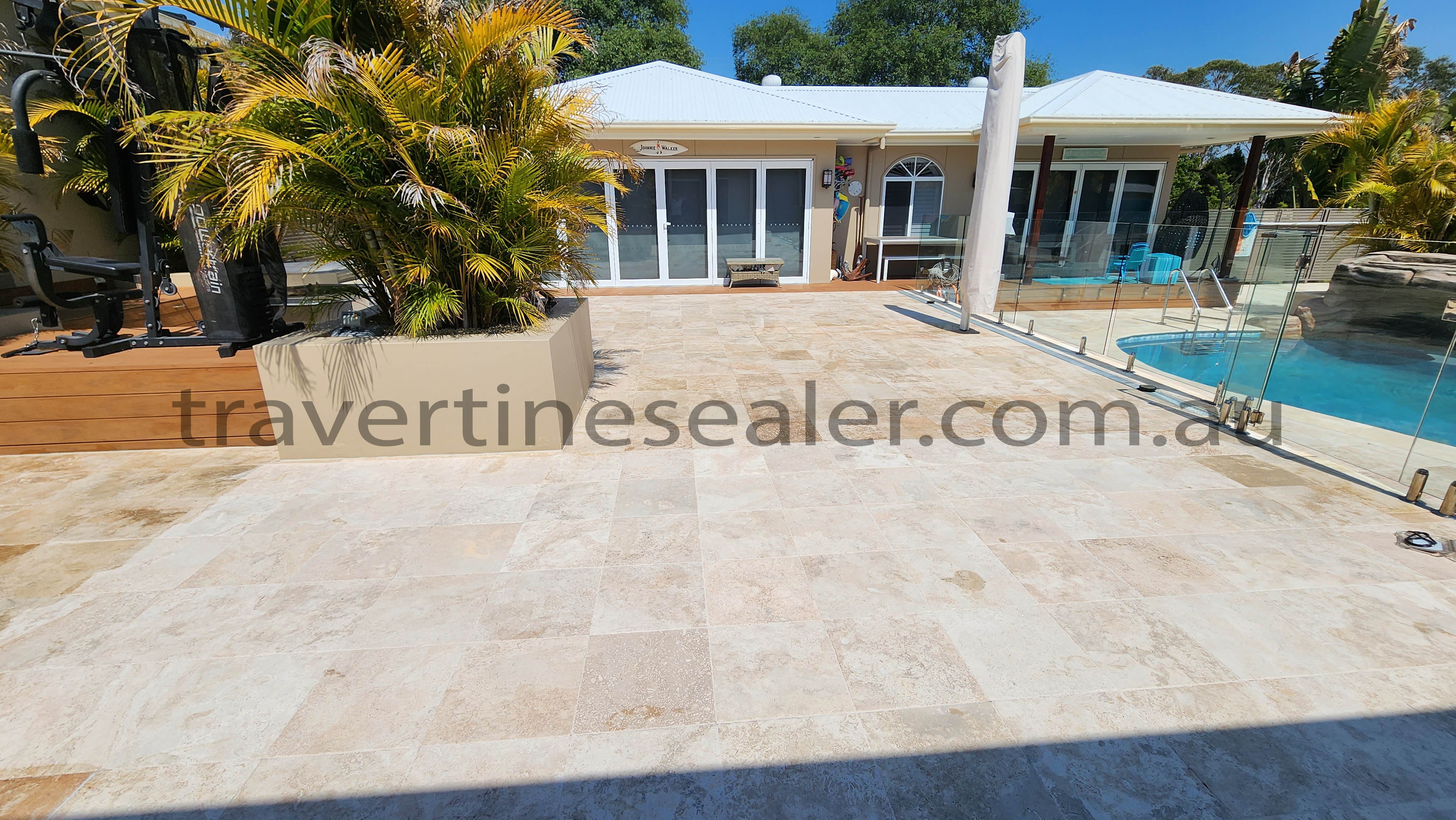  Cheltenham travertine efflorescence removal